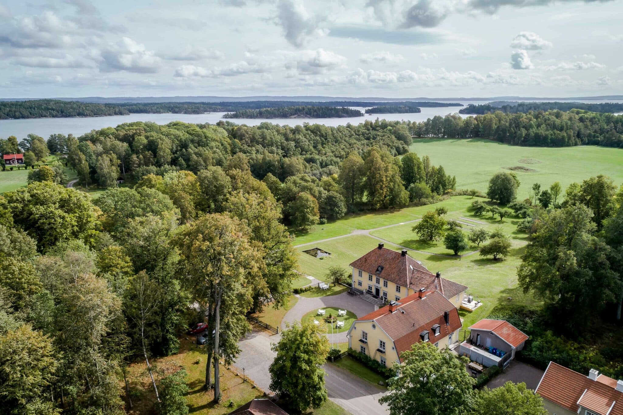 Aspa Herrgård aerial view